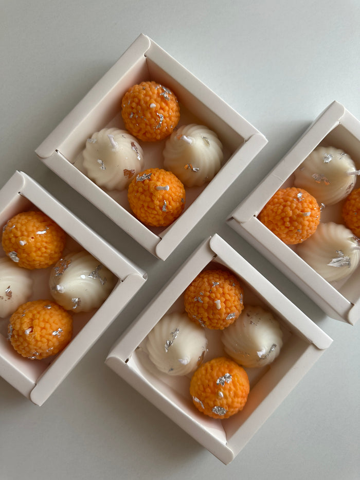 Ladoo Modak Candle (Box of 4)