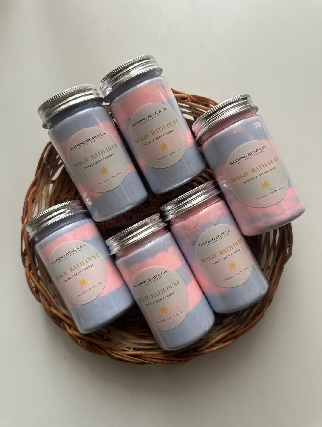 Magic bath dust - bubble bath powder