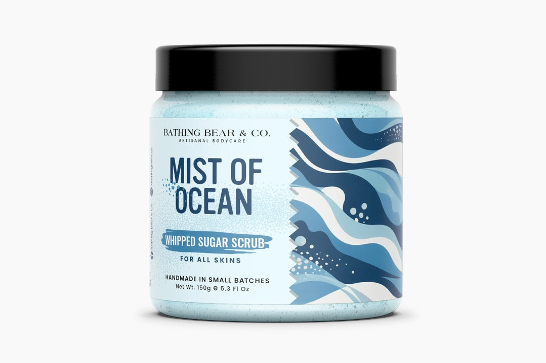 Mist of ocean sugar foaming scrub.